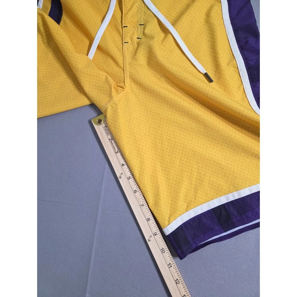 Nike 6.0 LA Lakers Shorts Mens 30 Medium Yellow Y2K Colorway Board Swim Trunks
